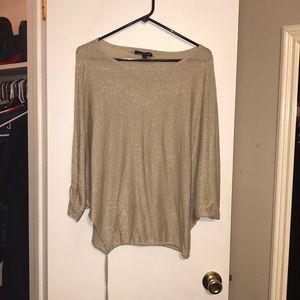 Oversized Gold Express sweater
